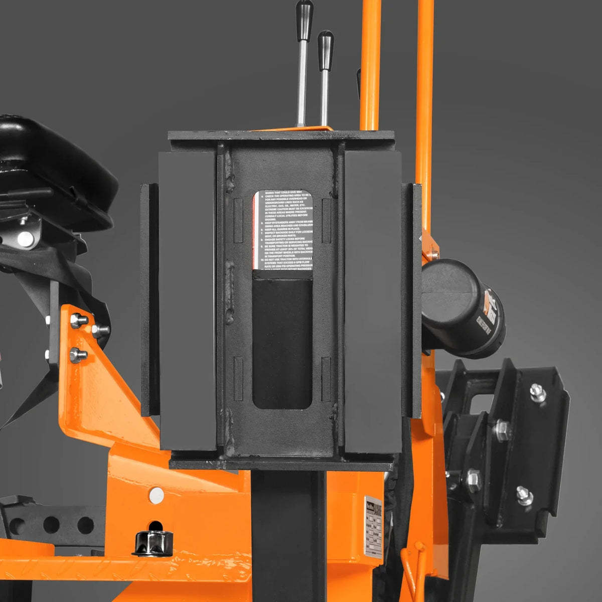 7' Tractor Backhoe Attachment with Hydraulic Thumb,  12" Bucket,  ISO/SAE Switchable Controls,  Self-Contained Hydraulic System,  3 Point Hitch Cat.1,  15-50 HP,  BH660H