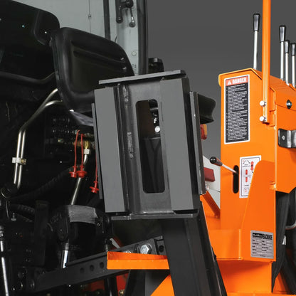9' Tractor Backhoe Attachment with Hydraulic Thumb,  15" Bucket,  ISO/SAE Switchable Controls,  Self-Contained Hydraulic System,  3 Point Hitch Cat.1 & 2,  25-100 HP,  BH860H