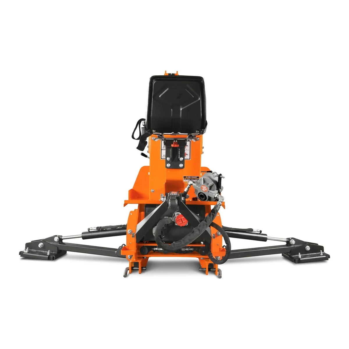 9' Tractor Backhoe Attachment with Hydraulic Thumb,  15" Bucket,  ISO/SAE Switchable Controls,  Self-Contained Hydraulic System,  3 Point Hitch Cat.1 & 2,  25-100 HP,  BH860H