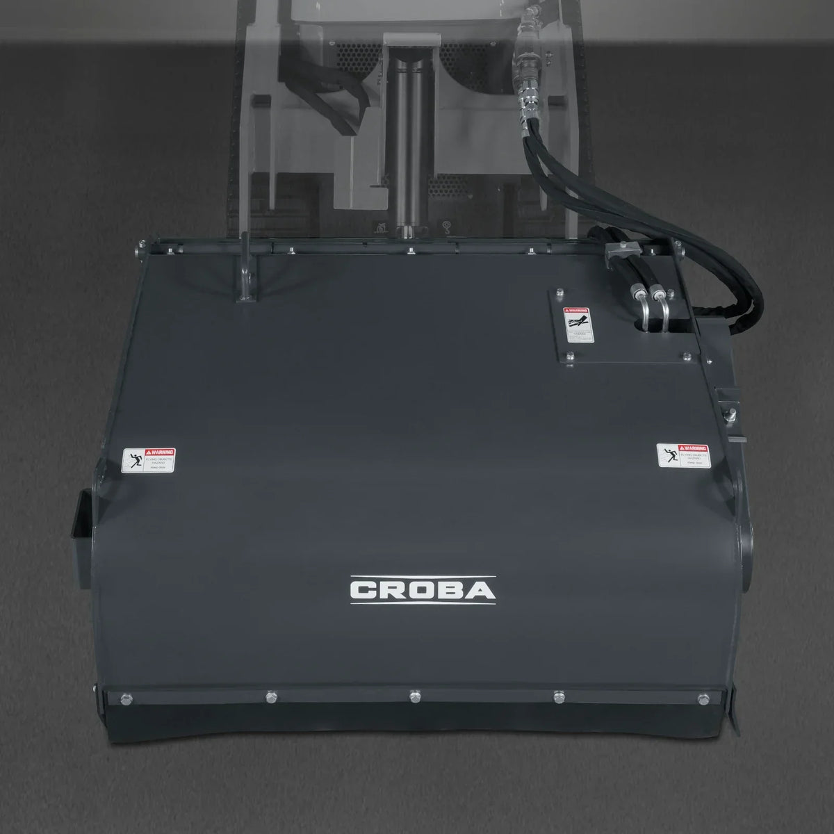 40'' Working Width Mini Skid Steer Box Broom Sweeper