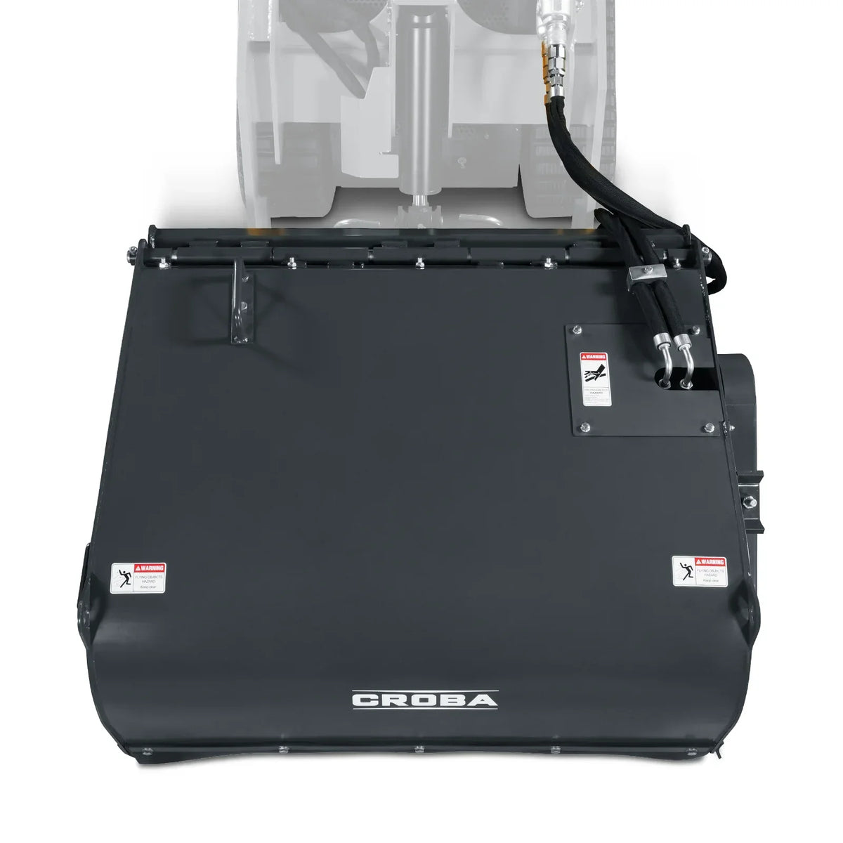 40'' Working Width Mini Skid Steer Box Broom Sweeper