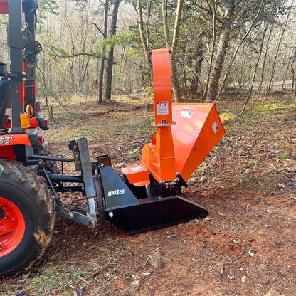 3-Point PTO Stump Grinder & Wood Chipper Bundle; SG24PRO; BX42S; Orange