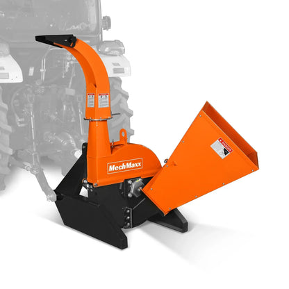 3-Point PTO Stump Grinder & 4" PTO Wood Chipper & Forestry Log Skidding Winch  Bundle, SG24 & BX42S &FW8800