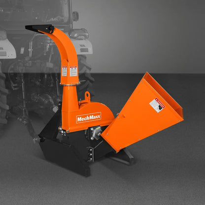 3-Point PTO Stump Grinder & 4" PTO Wood Chipper & Forestry Log Skidding Winch  Bundle, SG24 & BX42S &FW8800