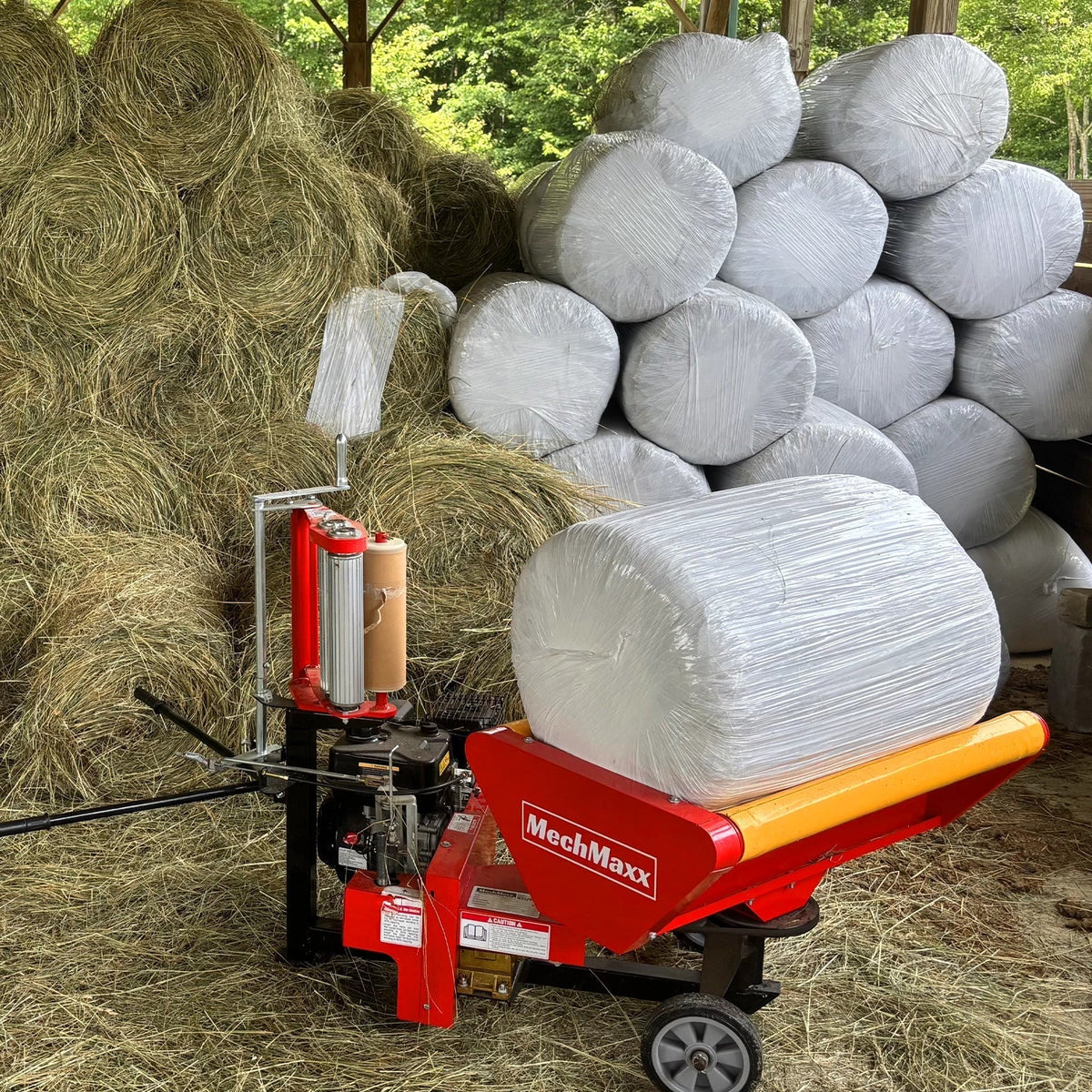Hay Baler & Hay Wrapper & Hay Rake Tedder  Bundle,  HB3120,  HW20,  HT100