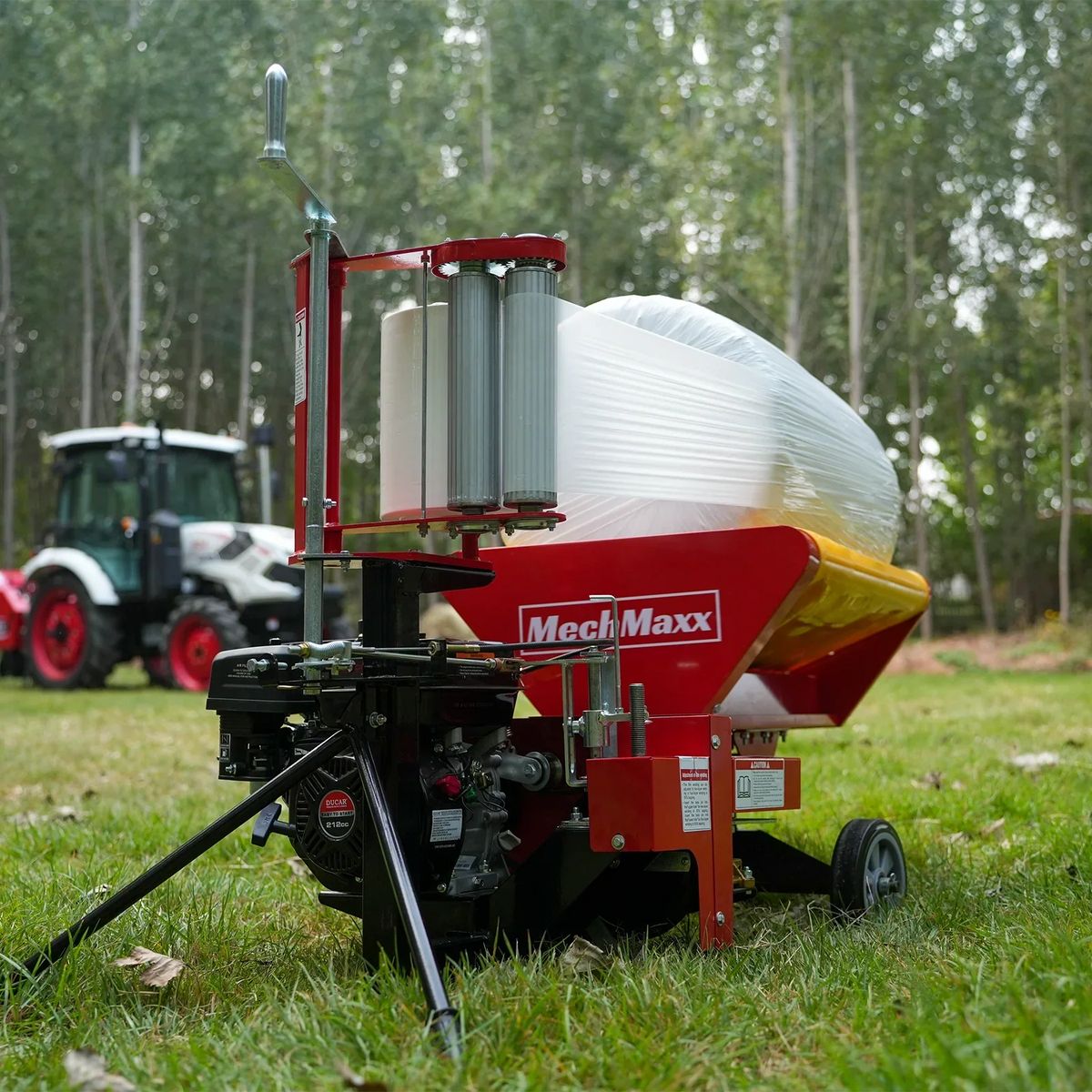 7HP 212cc Gasoline Engine Powered Bale Wrapper,  20 inch Wrapping Diameter,  HW20