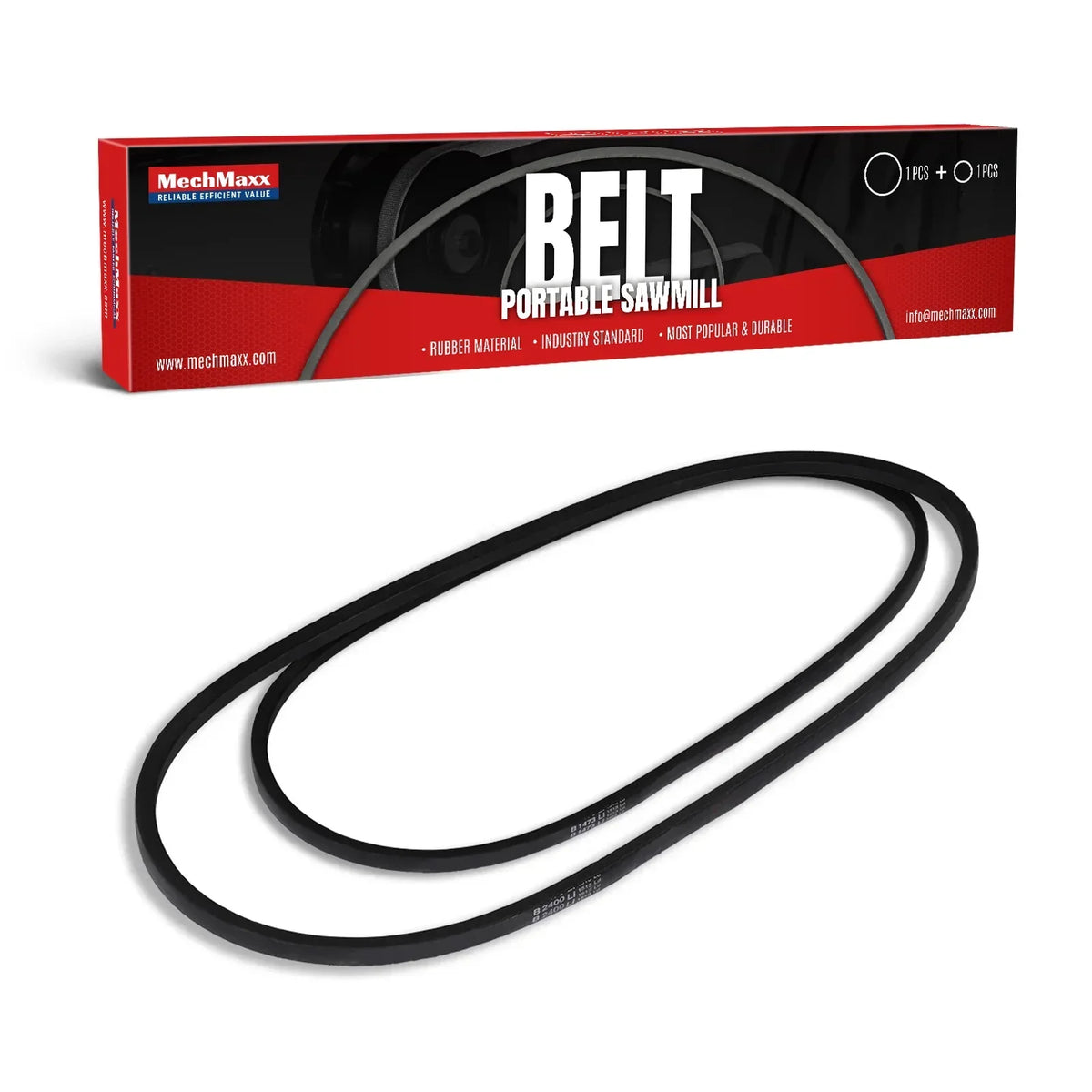 ( 1 Pack / 2 Pcs ) Belt for Portable Sawmill, SM-32; SM-36MAX (SKU: 150167; 150167K4; 150167D6; 150167K6; 150167H6; 150168MAX; 150168HMAX; 150268)