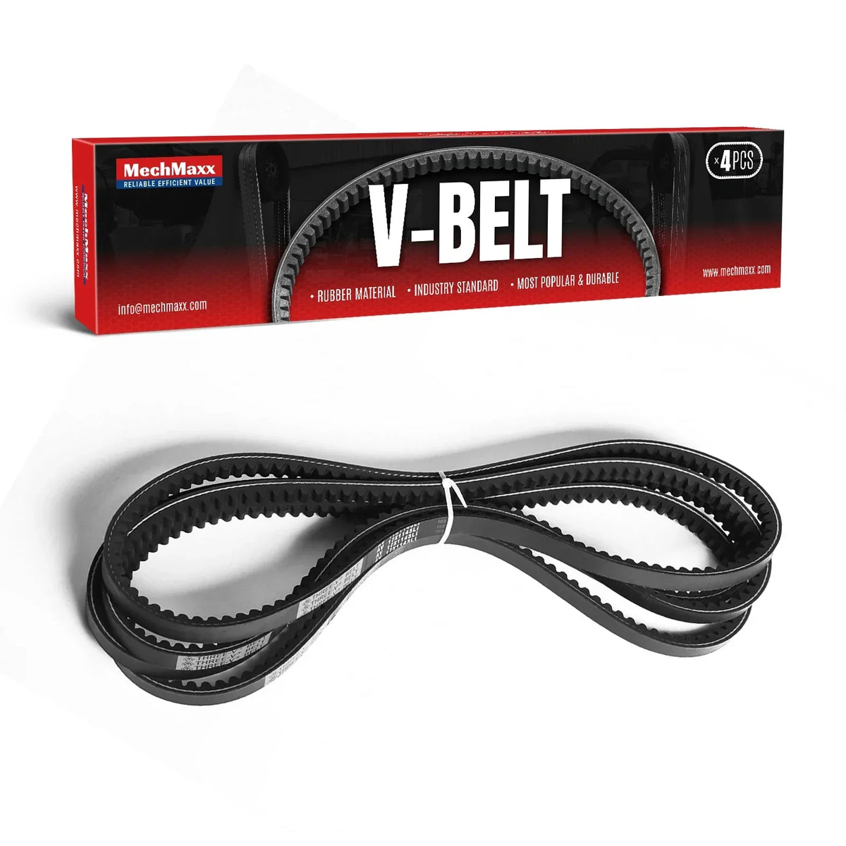 ( 1 Pack / 4 Pcs ) Belt for PTO Mower BEMZ180, 17*1143Li (SKU: 150160）