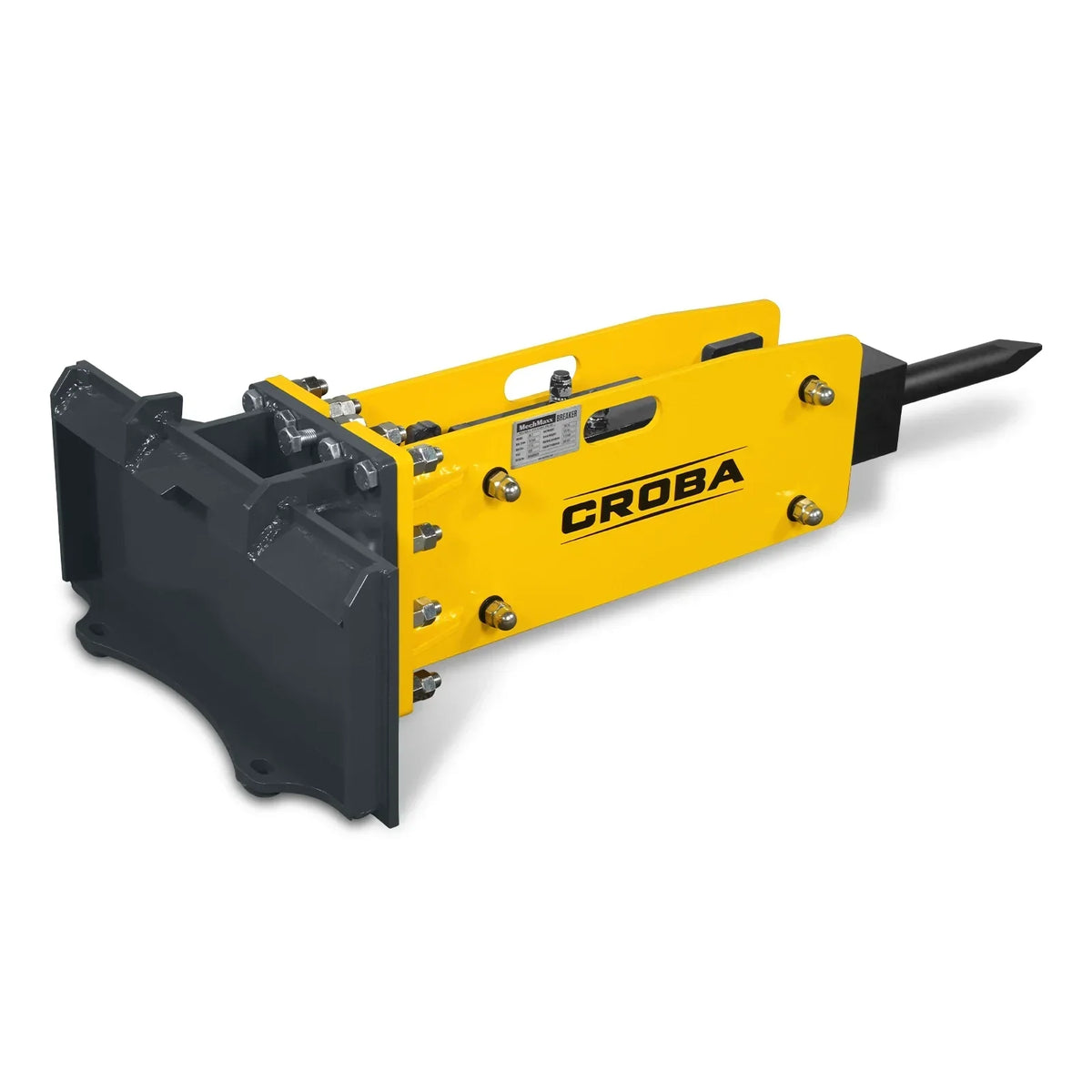 300ft-lbs  Hydraulic Mini Skid Steer Concrete Breaker Hammer Attachment