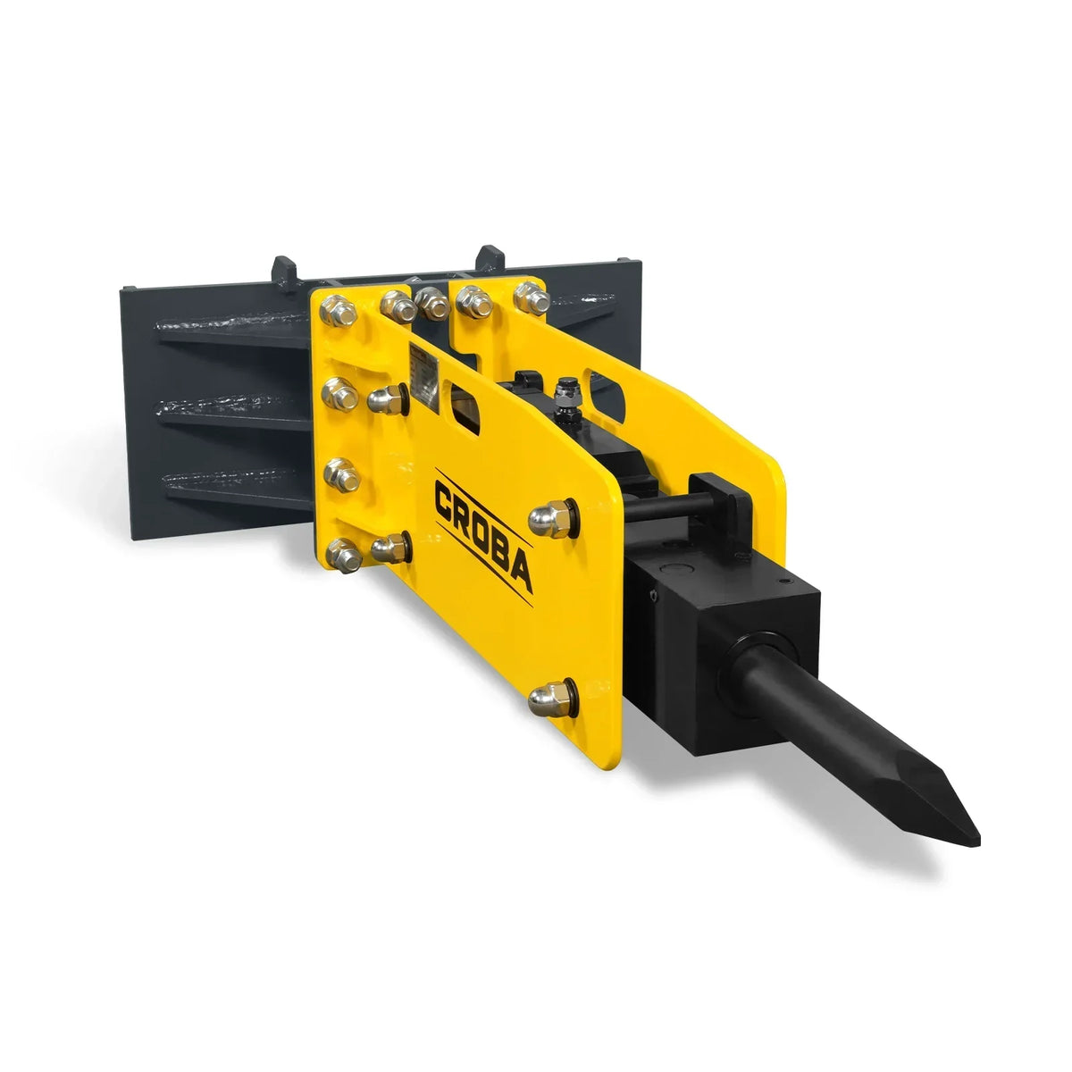 300ft-lbs  Hydraulic Mini Skid Steer Concrete Breaker Hammer Attachment