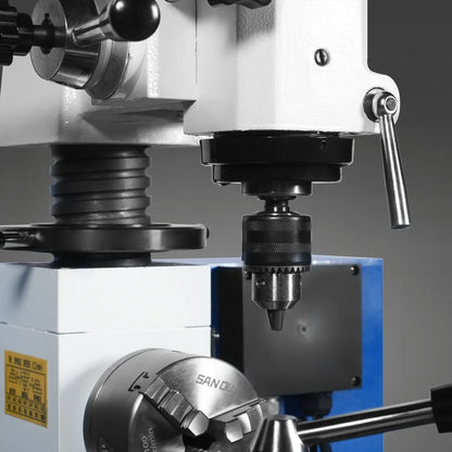 1 HP 16''x16'' Multi-Function Metal Lathe Milling Machine Head for Metalworking Combo Lathe, Drilling, and Milling Operations with Powerful Motor, Perfect for DIY, Workshops, and Professional Combination Metalworking Projects without Stand CLM1620