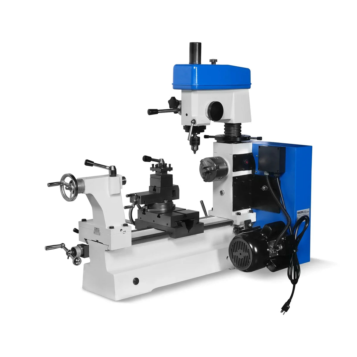1 HP 16''x16'' Multi-Function Metal Lathe Milling Machine Head for Metalworking Combo Lathe, Drilling, and Milling Operations with Powerful Motor, Perfect for DIY, Workshops, and Professional Combination Metalworking Projects without Stand CLM1620