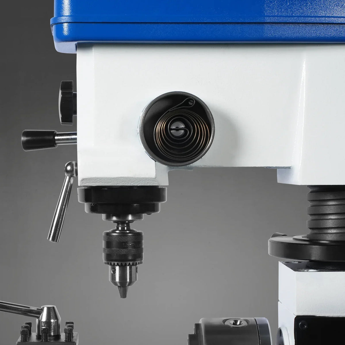 1 HP 16''x16'' Multi-Function Metal Lathe Milling Machine Head for Metalworking Combo Lathe, Drilling, and Milling Operations with Powerful Motor, Perfect for DIY, Workshops, and Professional Combination Metalworking Projects without Stand CLM1620