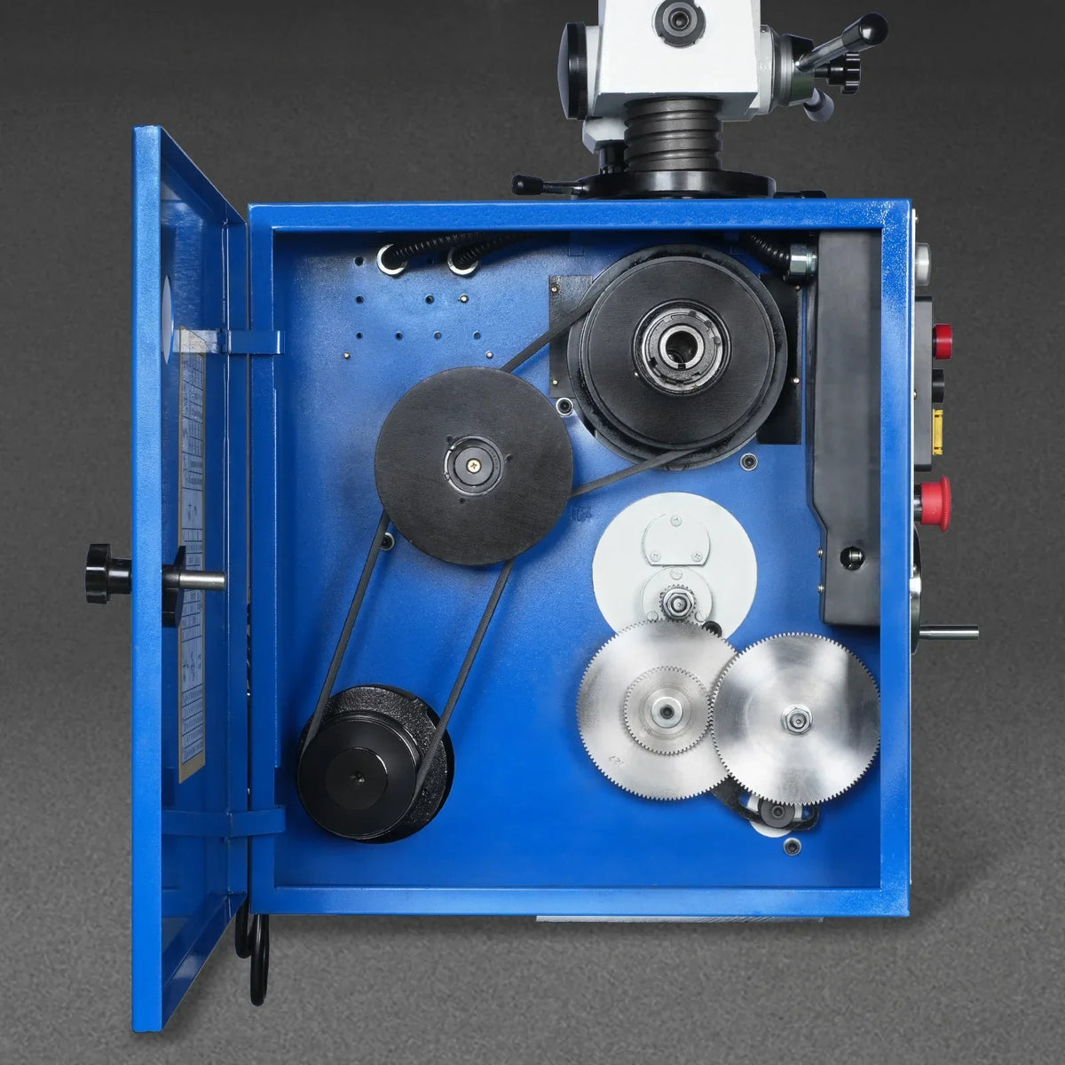 1 HP 16''x16'' Multi-Function Metal Lathe Milling Machine Head for Metalworking Combo Lathe, Drilling, and Milling Operations with Powerful Motor, Perfect for DIY, Workshops, and Professional Combination Metalworking Projects without Stand CLM1620