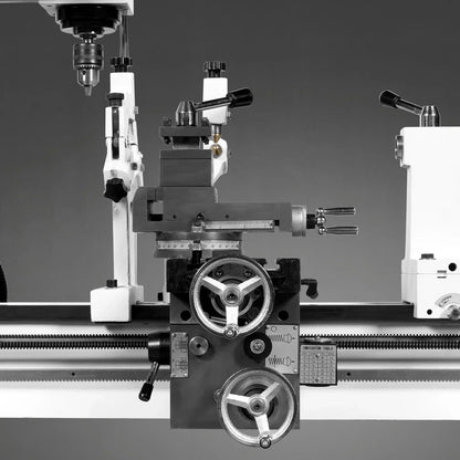 1 HP 16''x32'' Multi-Function Metal Lathe Milling Machine Head for Metalworking – Lathe, Drilling, and Milling Operations with Powerful Motor, Perfect for DIY, Workshops, and Professional Metalworking Projects without Stand CLM1632