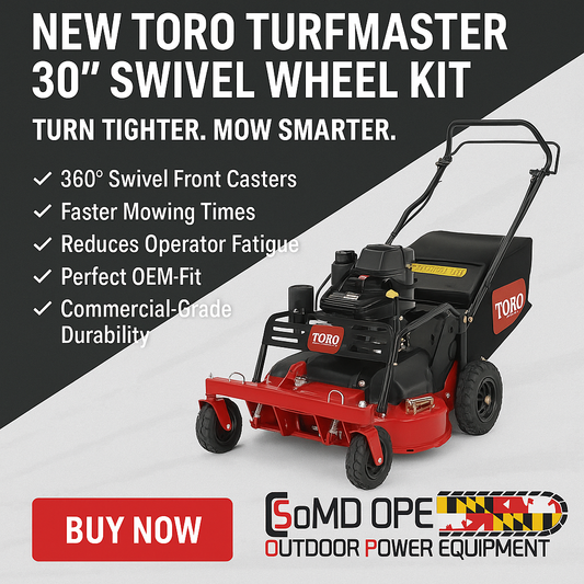 Toro 30" Toro / Exmark TurfMaster HDX Caster Swivel Wheel Kit 161-8186