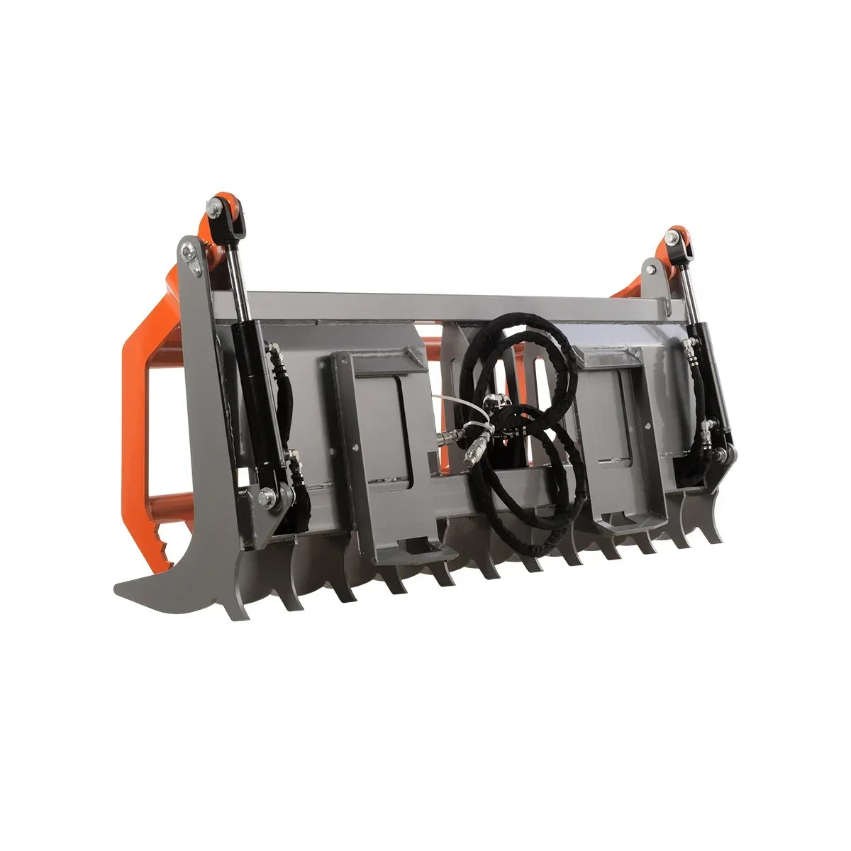 MechMaxx 75" Hydraulic Claw Root Rake Grapple Skid Steer Attachment , GBC75