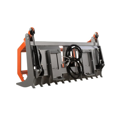 MechMaxx 75" Hydraulic Claw Root Rake Grapple Skid Steer Attachment , GBC75