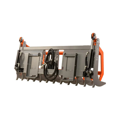 MechMaxx 75" Hydraulic Claw Root Rake Grapple Skid Steer Attachment , GBC75