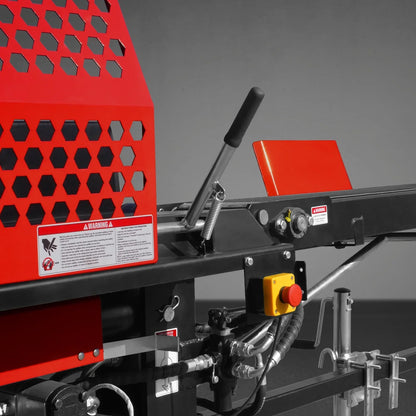 Firewood Log Splitter Processor with Conveyor,  20ton Splitting Force 22.5" x 15" Log Capacity,  18" Chainsaw,  HLS20