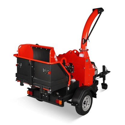 25hp 750cc Twin Cylinder ZONSEN Petrol Engine 7" Hydraulic Feeding Commerical Wood Chipper,  DCH7
