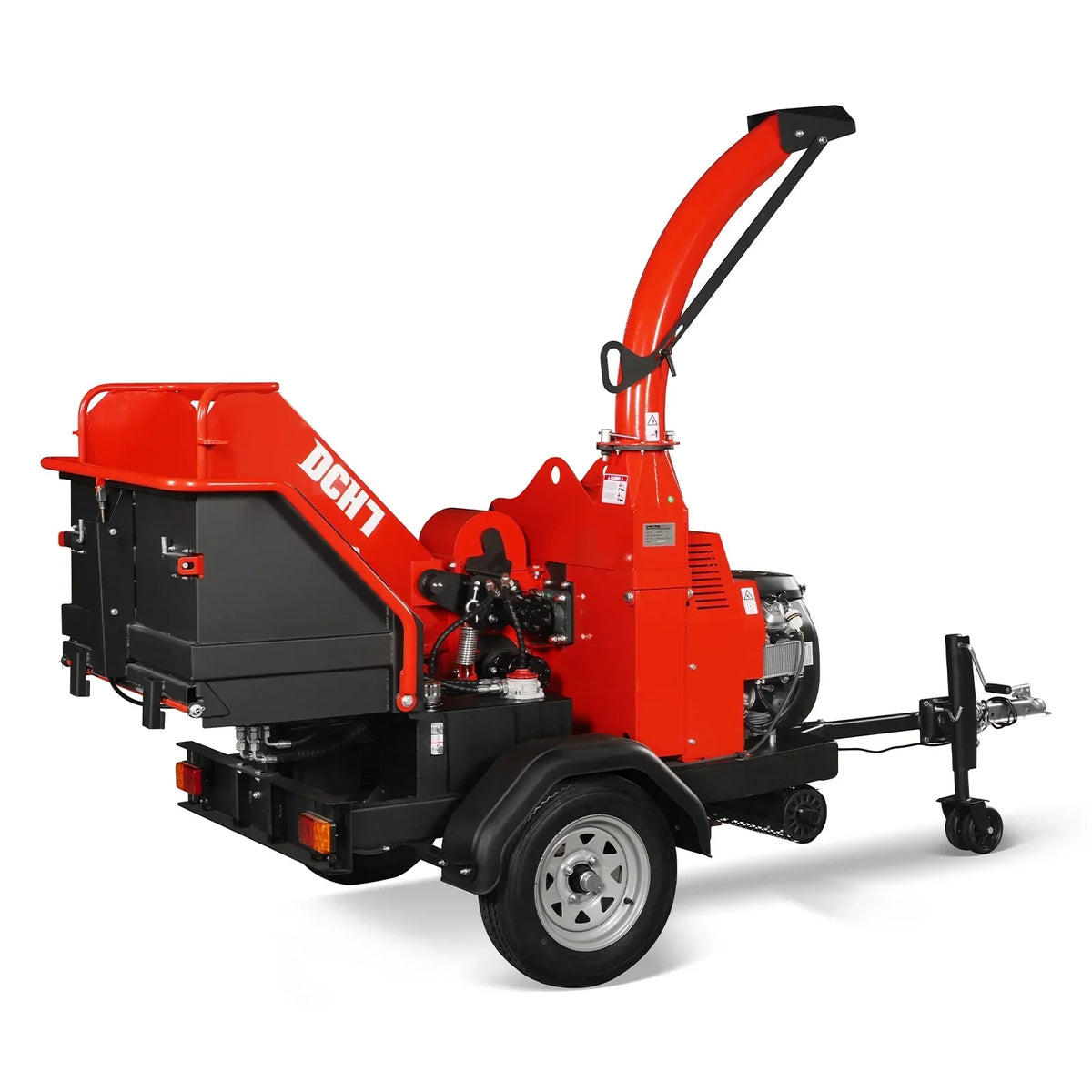 25hp 750cc Twin Cylinder ZONSEN Petrol Engine 7" Hydraulic Feeding Commerical Wood Chipper,  DCH7