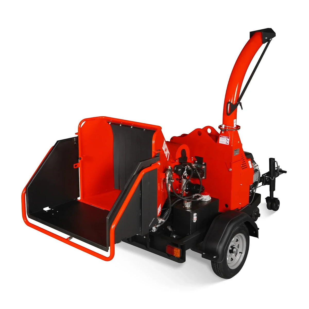 25hp 750cc Twin Cylinder ZONSEN Petrol Engine 7" Hydraulic Feeding Commerical Wood Chipper,  DCH7