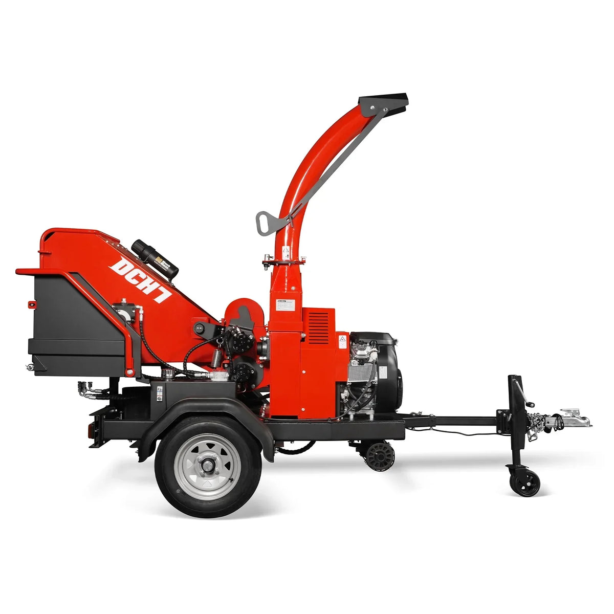 25hp 750cc Twin Cylinder ZONSEN Petrol Engine 7" Hydraulic Feeding Commerical Wood Chipper,  DCH7