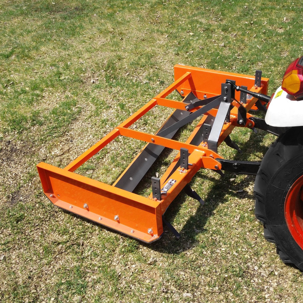 72" Heavy Duty Land Leveler Land Plane Scraper Grader with Shanks 3 Point Hitch,  LP72