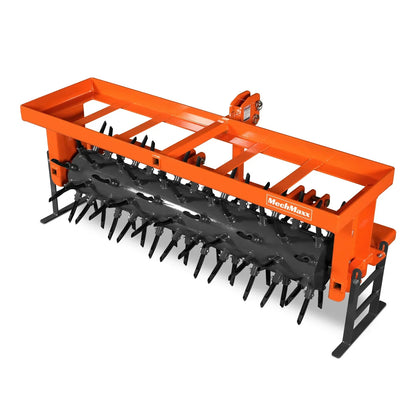 62" 3 Point Drum Filled Plug Aerator Fits Cat 1 And 2 Tractors,  DLA60