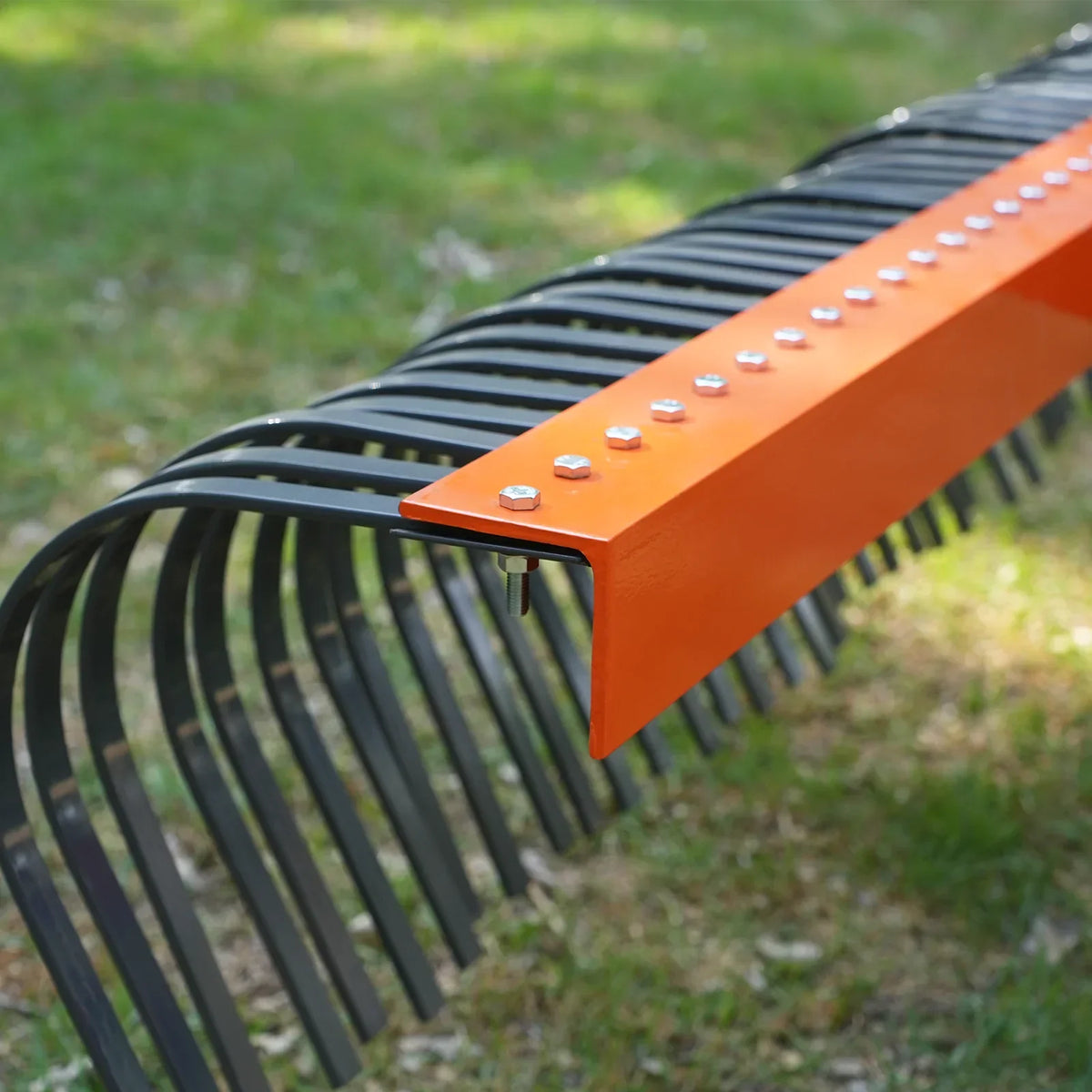 72" Landscape Rake with 36 Tines 3 Point Hitch Tractor Attachment,  LR72