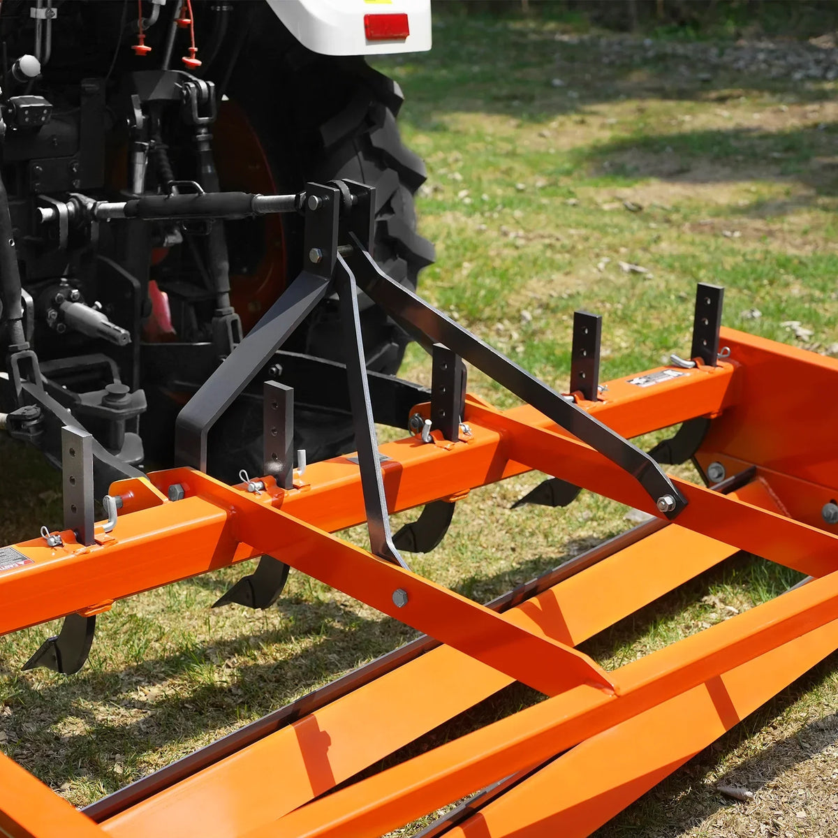 72" Heavy Duty Land Leveler Land Plane Scraper Grader with Shanks 3 Point Hitch,  LP72