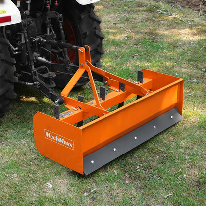 60" Box Blade Scraper with 5 Shanks 3 Point Hitch Tractor Attachment,  BB60