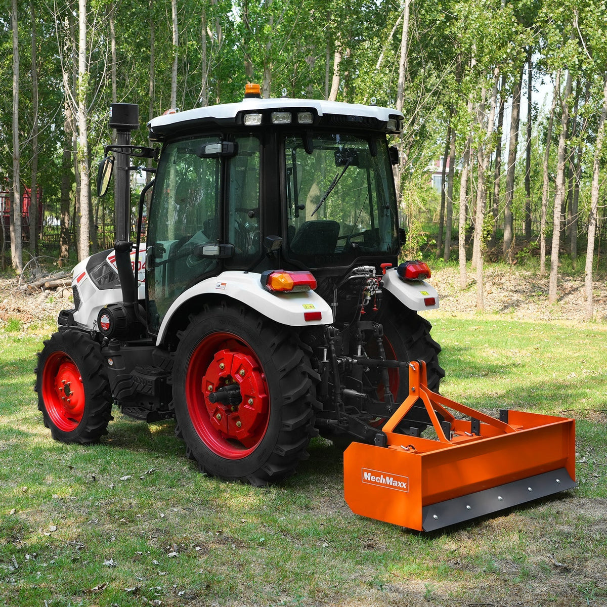 60" Box Blade Scraper with 5 Shanks 3 Point Hitch Tractor Attachment,  BB60