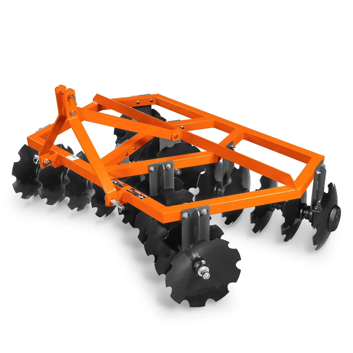 72" Tractor Notched Disc Harrow Disc Plow 3 Point Hitch,  DH72