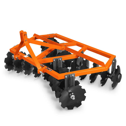 72" Tractor Notched Disc Harrow Disc Plow 3 Point Hitch,  DH72