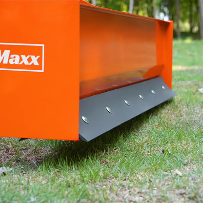 72" Box Blade Scraper with 6 Shanks 3 Point Hitch Tractor Attachment,  BB72