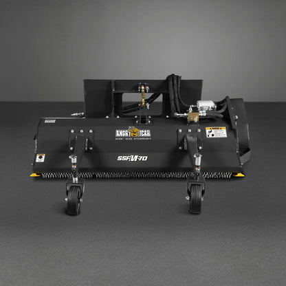 MechMaxx 68" Hydraulic Skid Steer Flail Mower Attachment,  SSFM-70