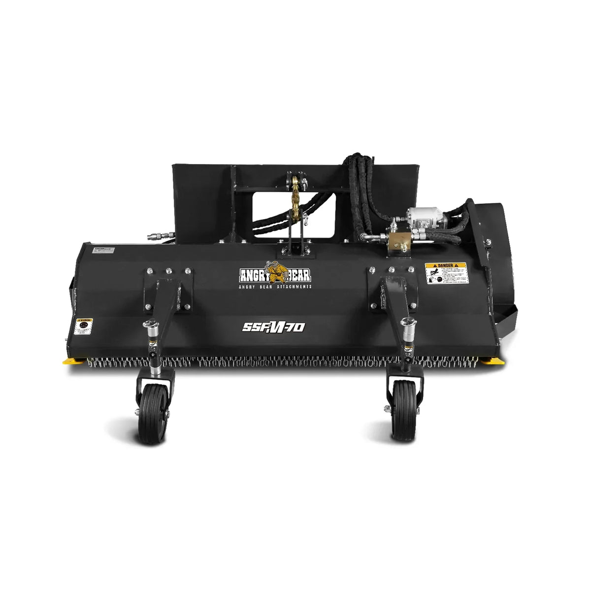 MechMaxx 68" Hydraulic Skid Steer Flail Mower Attachment,  SSFM-70