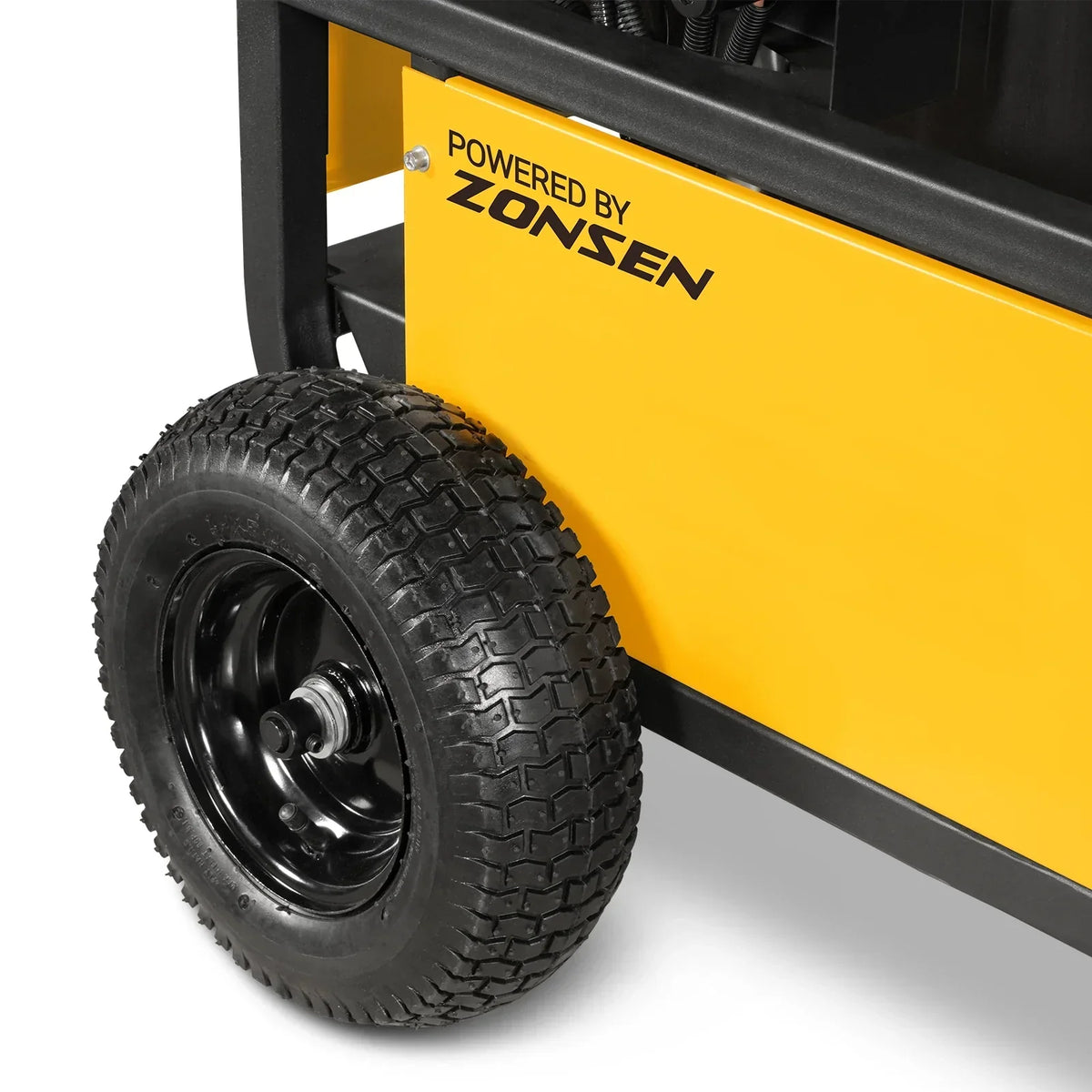 4000 PSI 4 GPM ZONSEN E-Start Engine Hot Water Pressure Washer with Hose Reel,  HPW40D