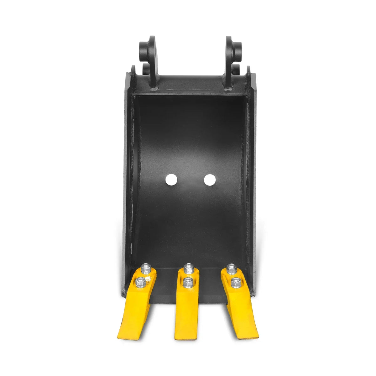 9" Backhoe Bucket without Pins, 3-Carbon Steel Teeth (for SKU: 150162, 150163, 150164, 201162, 201163, 201164)