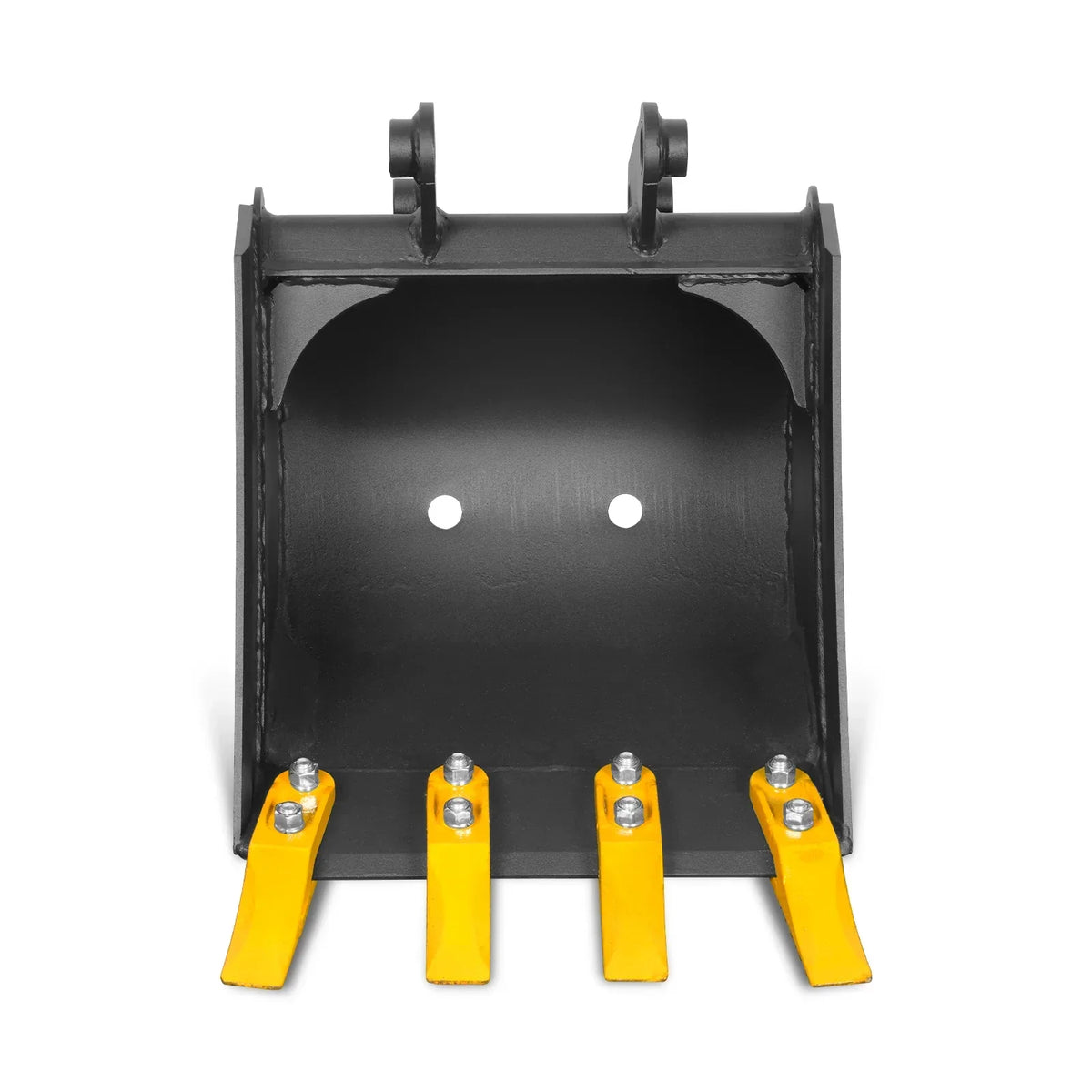 15" Backhoe Bucket without Pins, 4-Carbon Steel Teeth (for SKU: 150162, 150163, 150164, 201162, 201163, 201164)