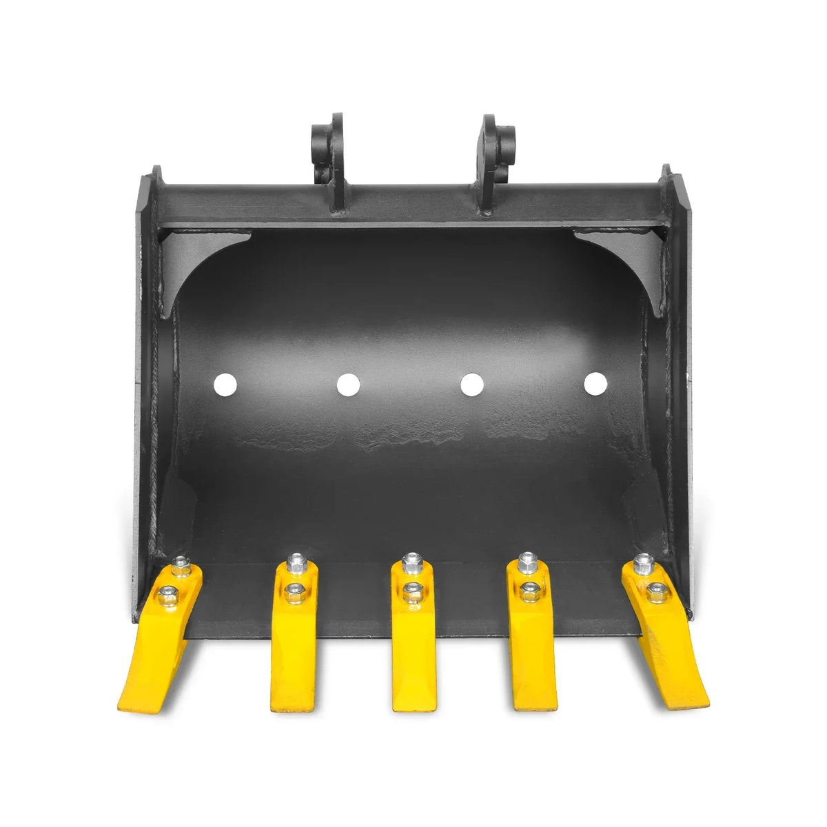 20" Backhoe Bucket without Pins, 5-Carbon Steel Teeth (for SKU: 150162, 150163, 150164, 201162, 201163, 201164)