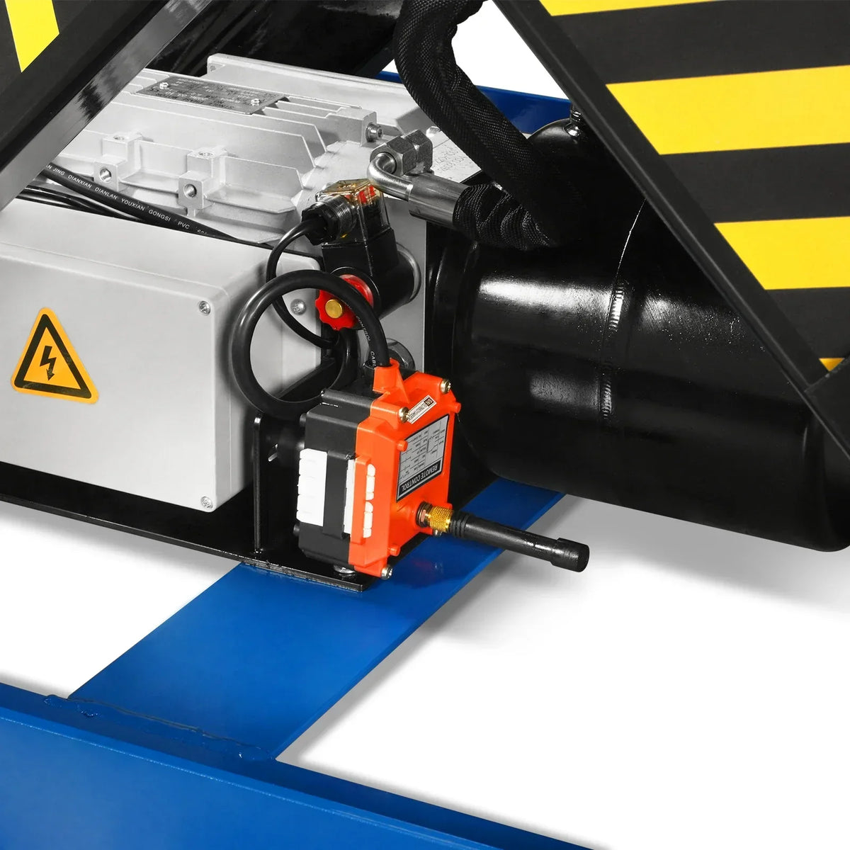 Wireless Remote Control Electric Hydraulic Lift Table, 8800lb Capacity, 66.9" x 47.2" Platform, 45.7" Lift Height, ELT88