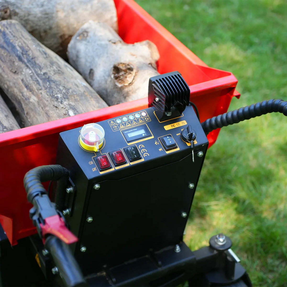 1100lb Loading 1000W DC Motor 48V Battery Powered Hydraulic Tipping Dump Cart,  EH50