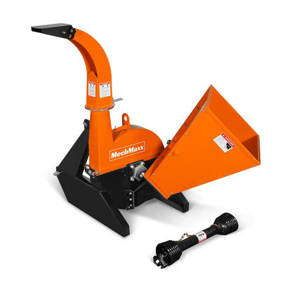3-Point PTO Stump Grinder & 4" PTO Wood Chipper & Forestry Log Skidding Winch  Bundle, SG24 & BX42S &FW8800