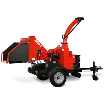 25hp 750cc Twin Cylinder ZONSEN Petrol Engine 7" Hydraulic Feeding Commerical Wood Chipper,  DCH7