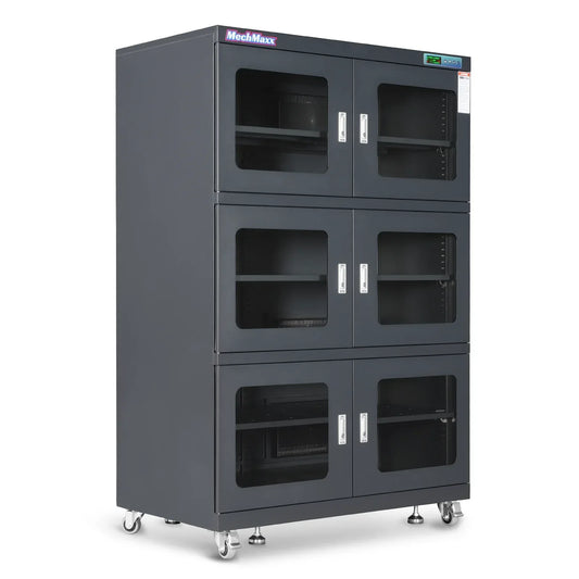 1-10% RH Electronic Dry Cabinet 1430L ESD Desiccator Cabinet Ultra-Low Humidity Storage,  EDC1430C-6