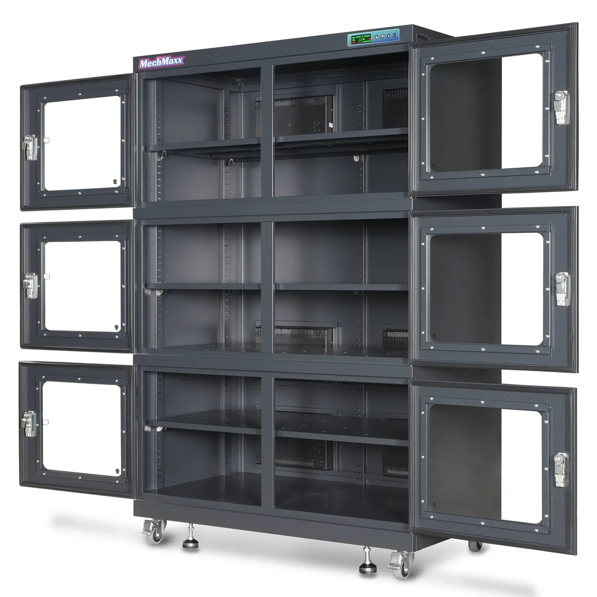 1-10% RH Electronic Dry Cabinet 1430L ESD Desiccator Cabinet Ultra-Low Humidity Storage,  EDC1430C-6