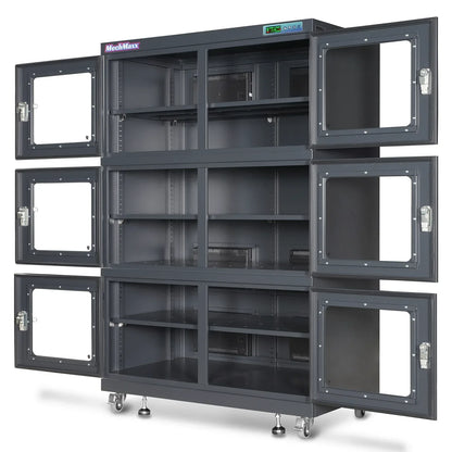 1-10% RH Electronic Dry Cabinet 1430L ESD Desiccator Cabinet Ultra-Low Humidity Storage,  EDC1430C-6